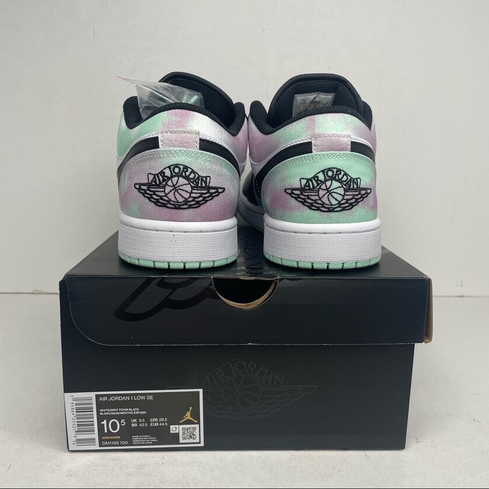 Nike Air Jordan 1 Retro Low SE “Pastel Tie-Dye” NEW 2022 - Picture 4 of 4